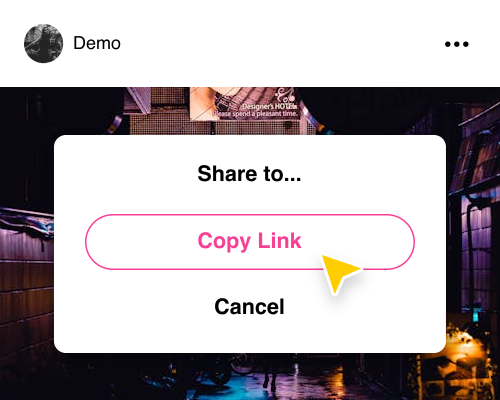 Step 1:COPY A VIDEO LINK FROM INSTAGRAM